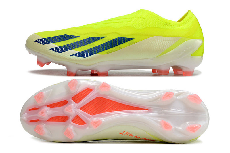 CHUTEIRA ADIDAS X CRAZYFAST+ CAMPO "SOLAR ENERGY" - VERDE E BRANCA