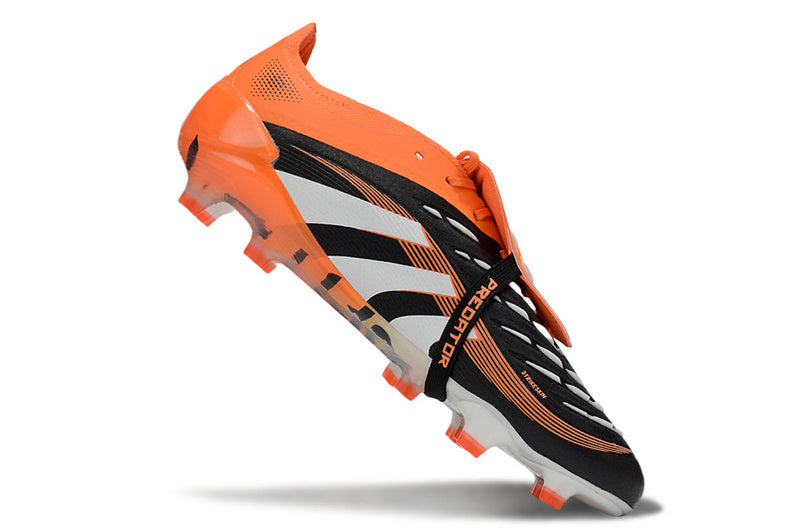 ADIDAS PREDATOR 25 FT ELITE CAMPO - PRETA E LARANJA