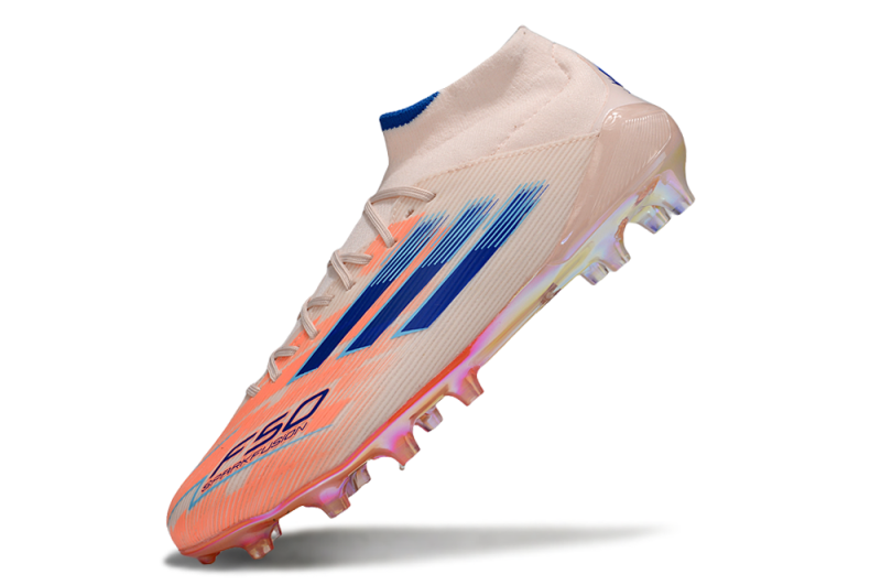 ADIDAS F50.1 MID ELITE CAMPO - LARANJA E AZUL