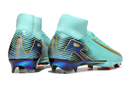 CHUTEIRA NIKE AIR ZOOM MERCURIAL SUPERFLY 10 ELITE CAMPO - VERDE E DOURADA