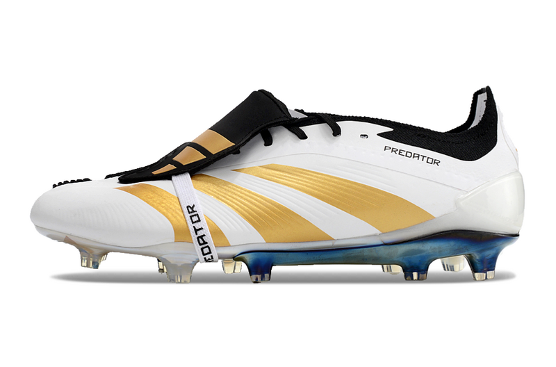 ADIDAS PREDATOR 24 FT ELITE CAMPO "REEMERGENCE" - BRANCA E DOURADA