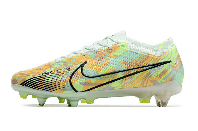 CHUTEIRA NIKE AIR ZOOM MERCURIAL VAPOR 15 ELITE TRAVA MISTA FIXA "BONDED" - VERDE
