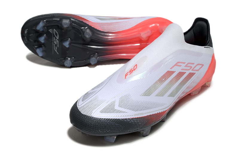 ADIDAS F50 LACELASS ELITE CAMPO - BRANCA E VERMELHA