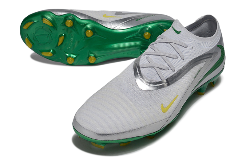 CHUTEIRA NIKE PHANTOM 6 ELITE CAMPO - BRANCA E VERDE