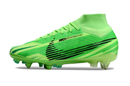 CHUTEIRA NIKE AIR ZOOM MERCURIAL SUPERFLY 9 ELITE TRAVA MISTA FIXA "DREAM SPEED 8" - VERDE E PRETA