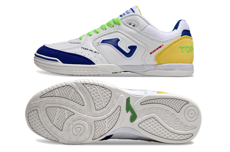 CHUTEIRA JOMA TOP FLEX FUTSAL - BRANCA