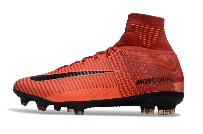 CHUTEIRA NIKE MERCURIAL SUPERFLY 5 ELITE CAMPO - VERMELHA