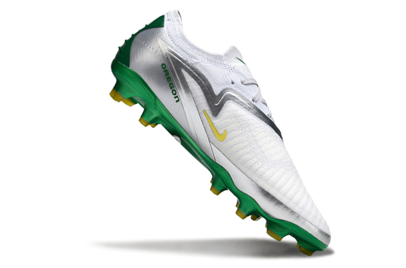 CHUTEIRA NIKE PHANTOM 6 ELITE CAMPO - BRANCA E VERDE