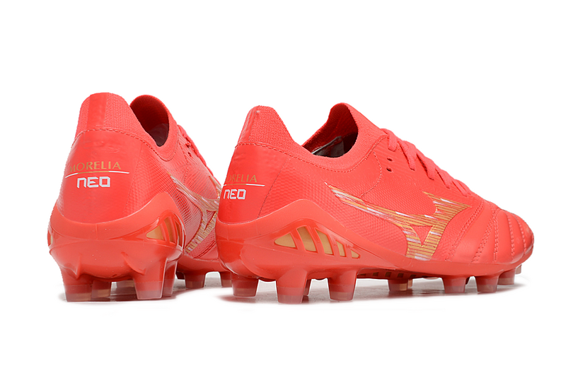 CHUTEIRA MIZUNO MORELIA NEO III JAPAN CAMPO - VERMELHA