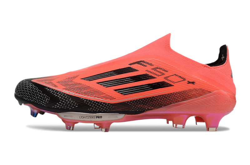 CHUTEIRA ADIDAS F50 LACELESS LIGHTSTRIKE PRO ELITE CAMPO - "VIVID HORIZON" – VERMELHA