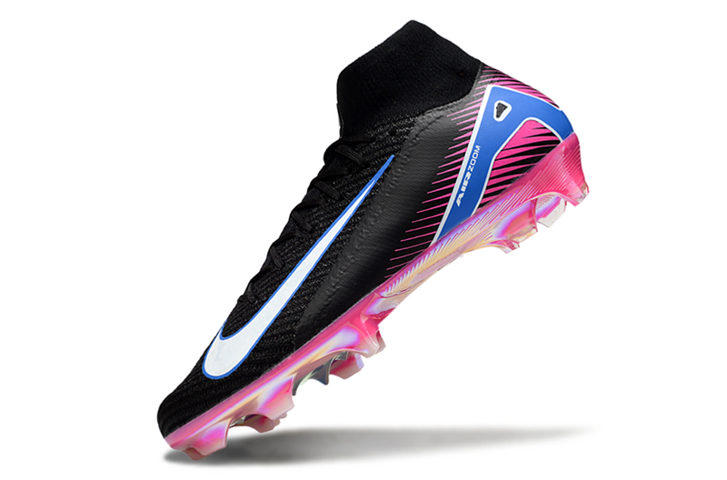 CHUTEIRA NIKE AIR ZOOM MERCURIAL SUPERFLY 10 ELITE CAMPO - PRETA E ROSA
