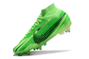 CHUTEIRA NIKE AIR ZOOM MERCURIAL SUPERFLY 9 ELITE TRAVA MISTA FIXA "DREAM SPEED 8" - VERDE E PRETA