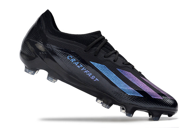 CHUTEIRA ADIDAS X CRAZYFAST.1 CAMPO - PRETA E ROXA