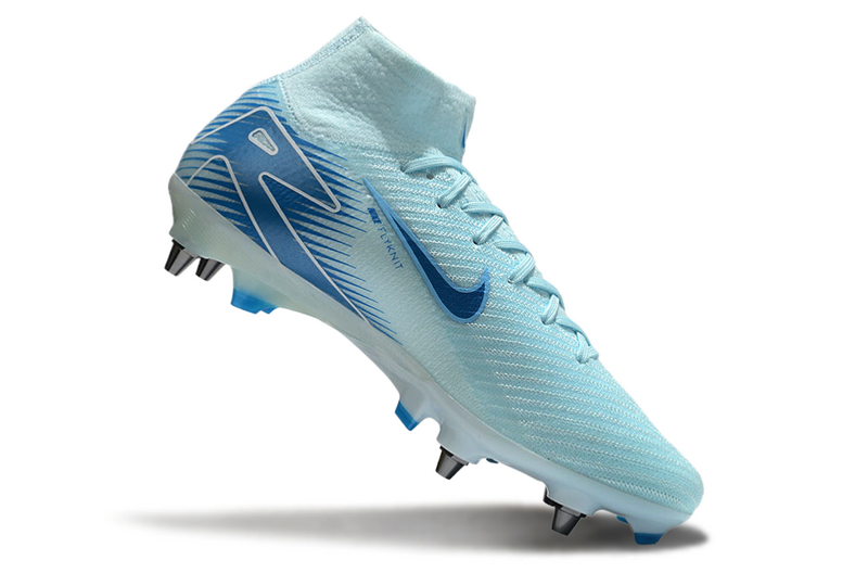 CHUTEIRA NIKE AIR ZOOM MERCURIAL SUPERFLY 10 ELITE TRAVA MISTA "MAD AMBITION" - AZUL