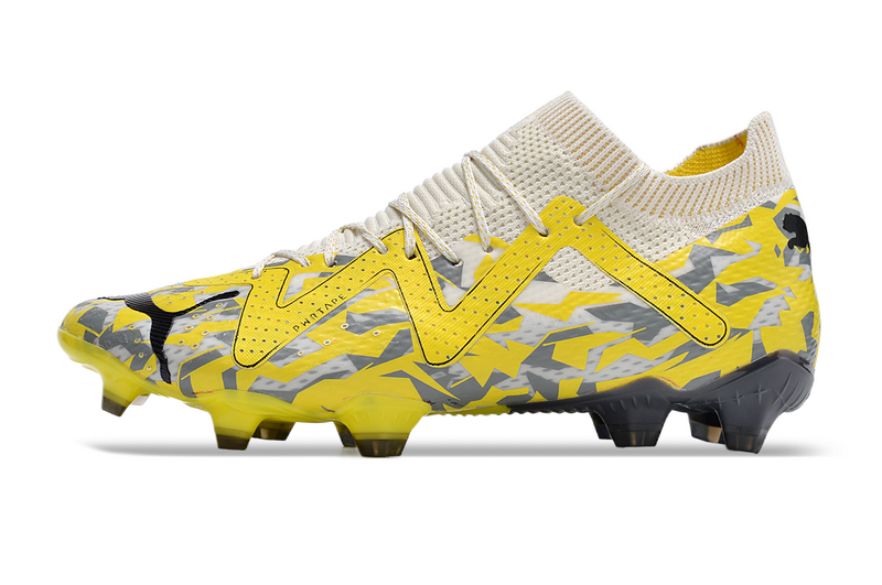 CHUTEIRA PUMA FUTURE ULTIMATE CAMPO "VOLTAGE" - AMARELA