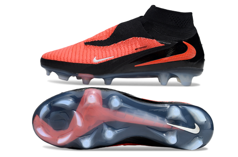 CHUTEIRA NIKE PHANTOM 6 HIGH ELITE CAMPO - VERMELHA E PRETA