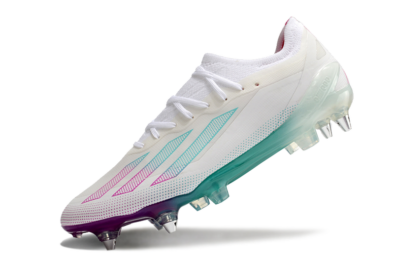 ADIDAS X CRAZYFAST.1 TRAVA MISTA - BRANCA E AZUL
