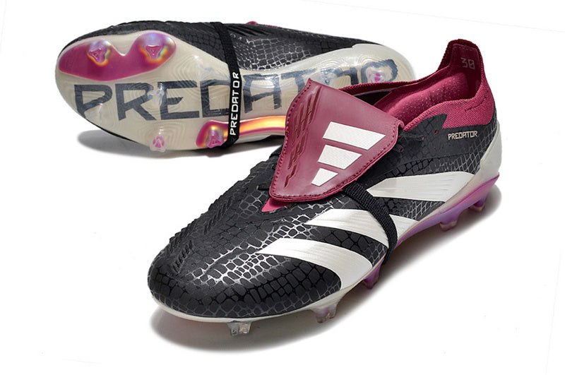 ADIDAS PREDATOR 24 FT ELITE CAMPO "30" - PRETA E VINHO