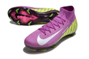 CHUTEIRA NIKE AIR ZOOM MERCURIAL SUPERFLY 10 ELITE CAMPO - ROXA E VERDE