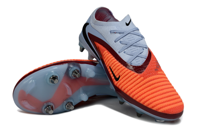CHUTEIRA NIKE PHANTOM 6 ELITE TRAVA MISTA - AZUL E VERMELHA