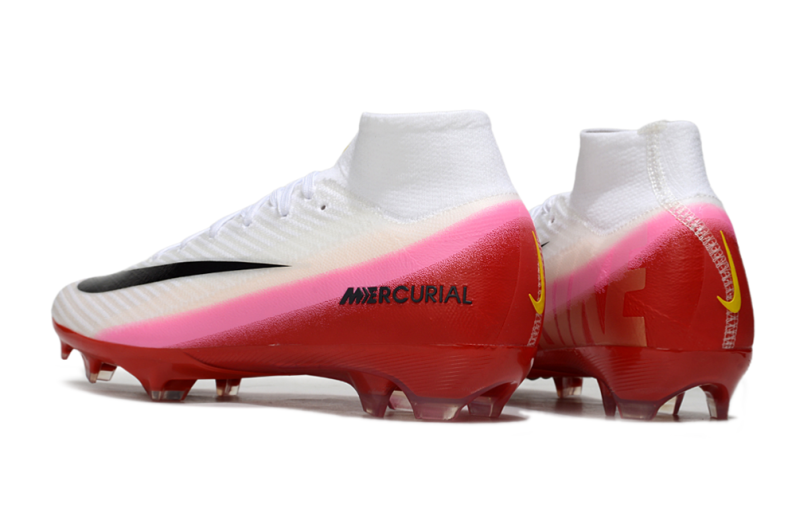 CHUTEIRA NIKE AIR ZOOM MERCURIAL SUPERFLY 10 ELITE CAMPO "FEAR NOTHING" - BRANCA E VERMELHA