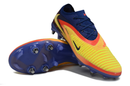CHUTEIRA NIKE PHANTOM 6 ELITE TRAVA MISTA "HAALAND" - AMARELA E AZUL