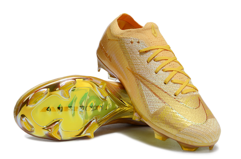 CHUTEIRA NIKE AIR ZOOM MERCURIAL VAPOR 16 ELITE CAMPO "COSMIC SPEED 3" - DOURADA
