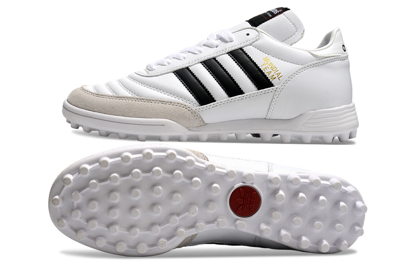 CHUTEIRA ADIDAS COPA MUNDIAL SOCIETY - BRANCA E PRETA