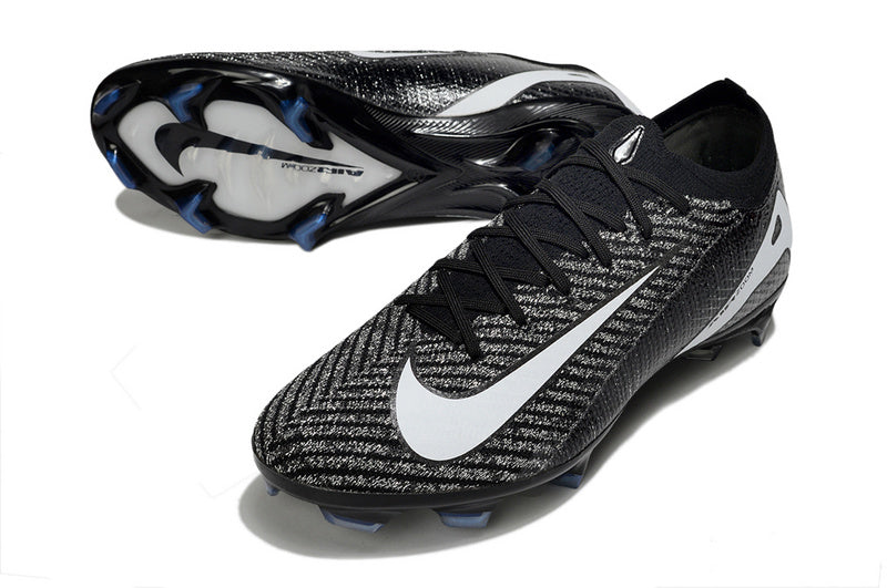 CHUTEIRA NIKE AIR ZOOM MERCURIAL VAPOR 16 ELITE CAMPO - PRETA E BRANCA