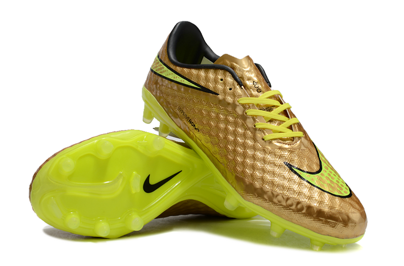 CHUTEIRA NIKE HYPERVENOM ELITE CAMPO - DOURADA
