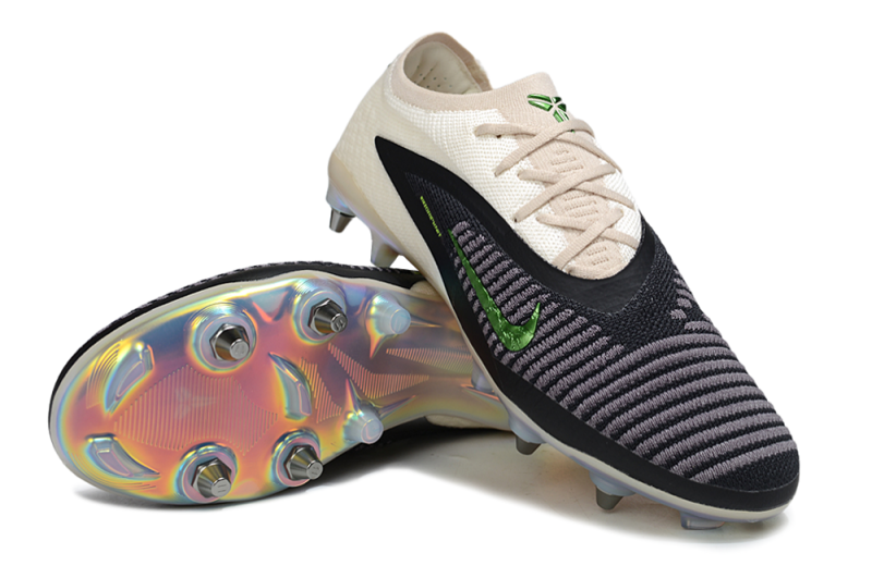 CHUTEIRA NIKE PHANTOM 6 ELITE TRAVA MISTA - BRANCA E PRETA