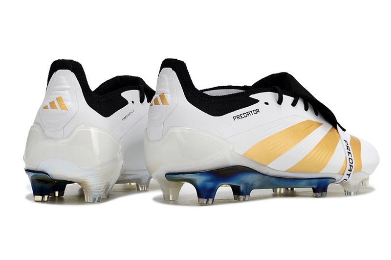 ADIDAS PREDATOR 24 FT ELITE CAMPO "REEMERGENCE" - BRANCA E DOURADA