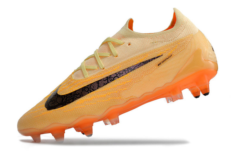 CHUTEIRA NIKE GX ELITE TRAVA MISTA FIXA - LARANJA