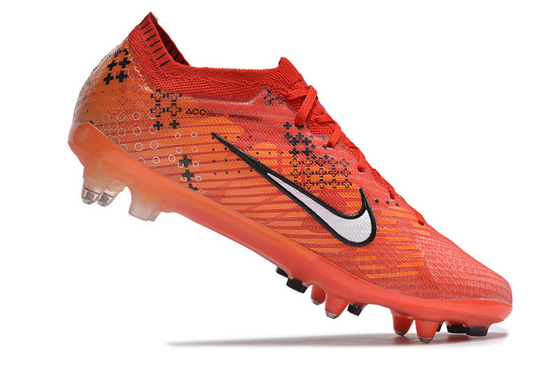 CHUTEIRA NIKE AIR ZOOM MERCURIAL VAPOR 15 ELITE TRAVA MISTA FIXA "DREAM SPEED" - VERMELHA
