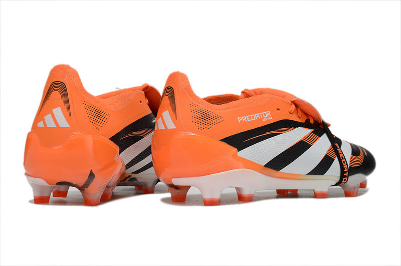 ADIDAS PREDATOR 25 FT ELITE CAMPO - PRETA E LARANJA
