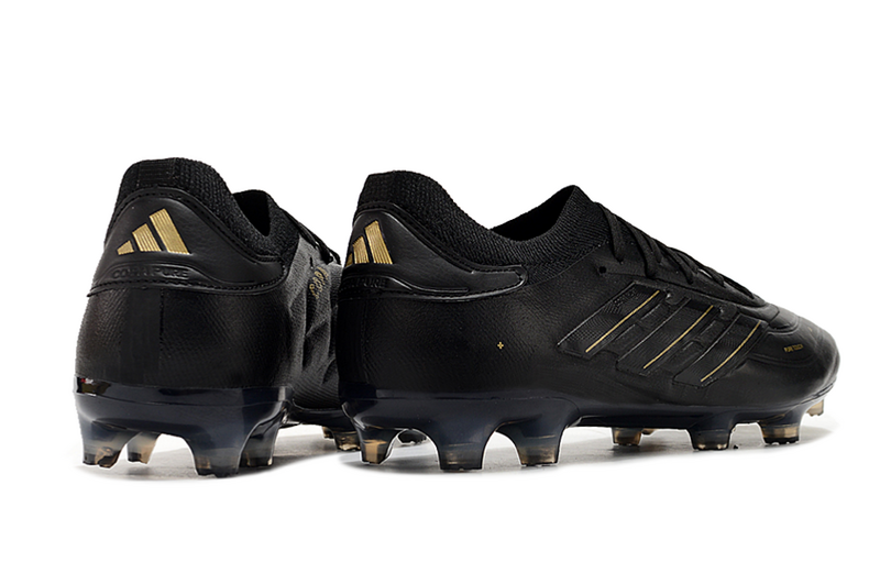 CHUTEIRA ADIDAS COPA PURE II CAMPO "DARKSPARK" PRETA E DOURADA
