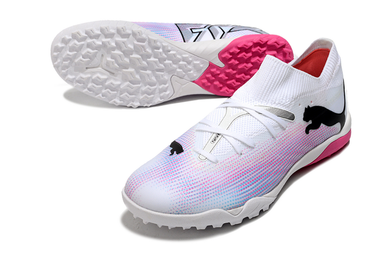 CHUTEIRA PUMA FUTURE 7 ULTIMATE SOCIETY "PHENOMENAL" - BRANCA E ROSA