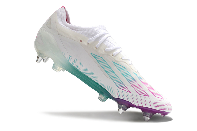ADIDAS X CRAZYFAST.1 TRAVA MISTA - BRANCA E AZUL
