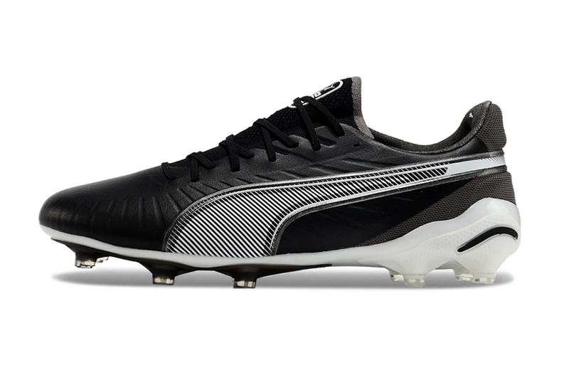 CHUTEIRA PUMA KING FG/AG CAMPO "ECLIPSE" - PRETA E BRANCA