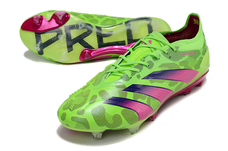 ADIDAS PREDATOR 24 ELITE CAMPO - VERDE E ROSA