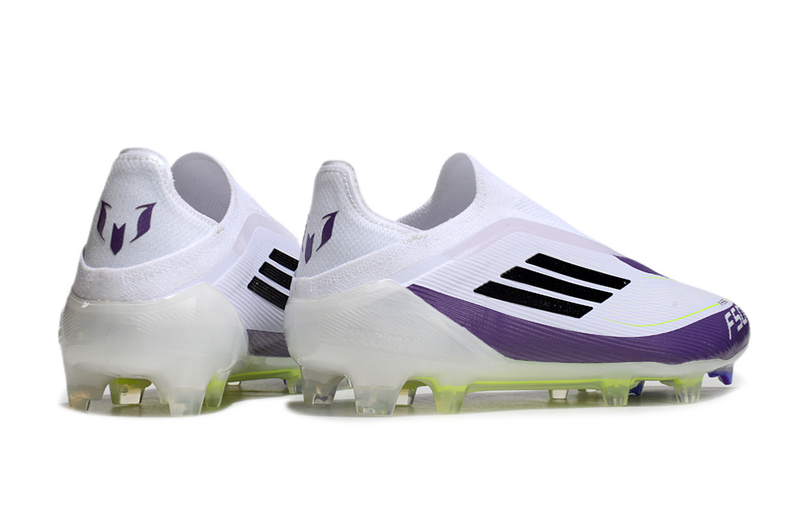 ADIDAS F50 LACELASS ELITE CAMPO - BRANCA E ROXA