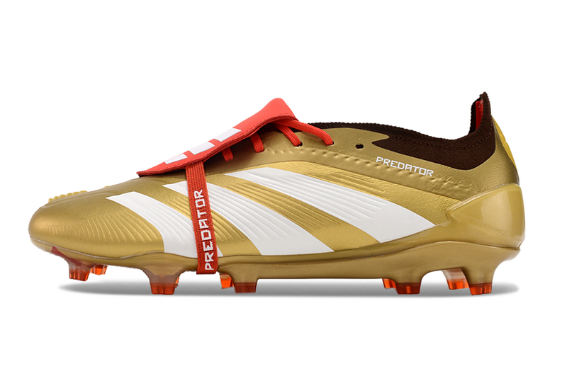 ADIDAS PREDATOR 24 FT ELITE CAMPO - DOURADA E BRANCA