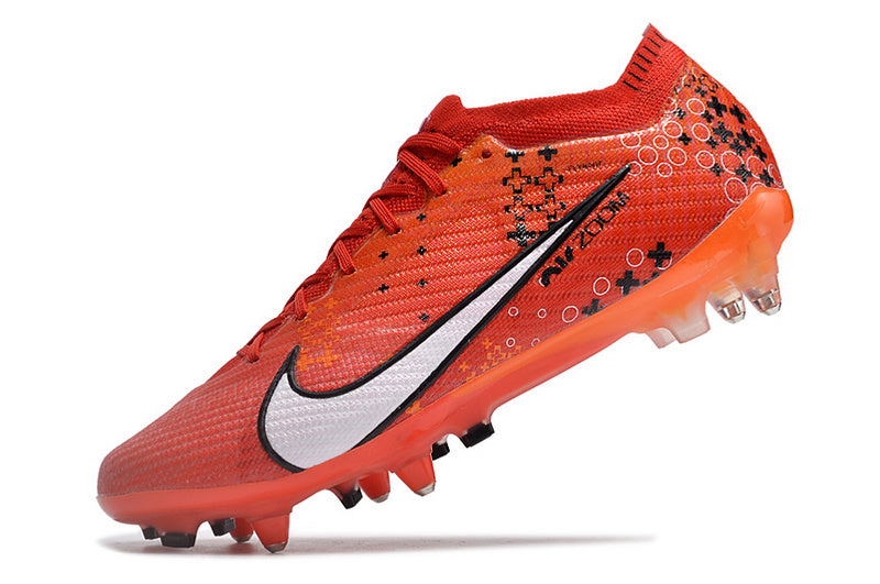 CHUTEIRA NIKE AIR ZOOM MERCURIAL VAPOR 15 ELITE TRAVA MISTA FIXA "DREAM SPEED" - VERMELHA