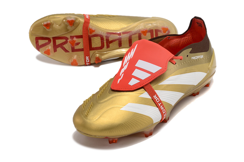 ADIDAS PREDATOR 24 FT ELITE CAMPO - DOURADA E BRANCA