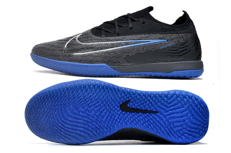 CHUTEIRA NIKE PHANTOM GX ELITE FUTSAL "SHADOW" - PRETA E AZUL