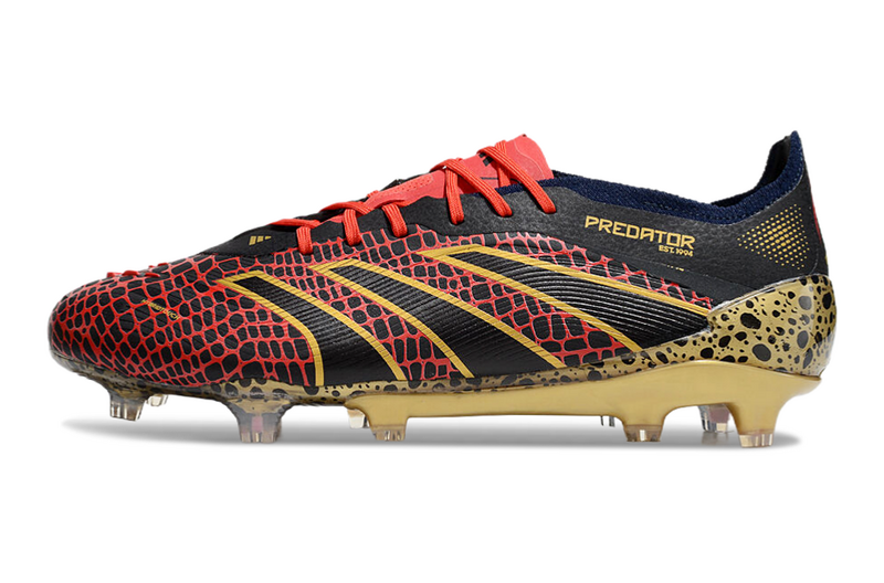 ADIDAS PREDATOR 24 ELITE CAMPO - VERMELHA E AMARELA