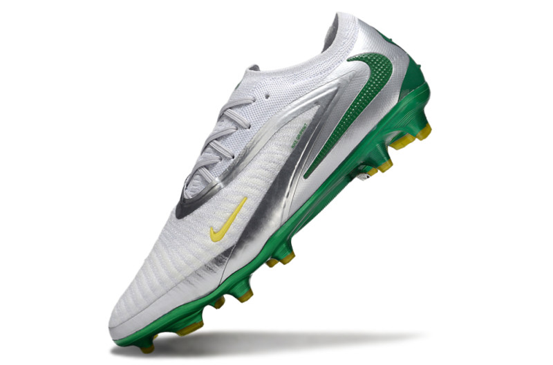 CHUTEIRA NIKE PHANTOM 6 ELITE CAMPO - BRANCA E VERDE