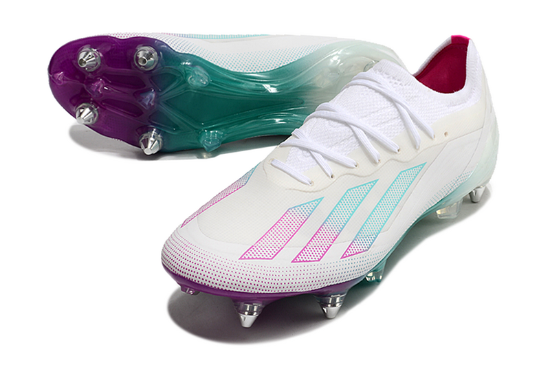 ADIDAS X CRAZYFAST.1 TRAVA MISTA - BRANCA E AZUL