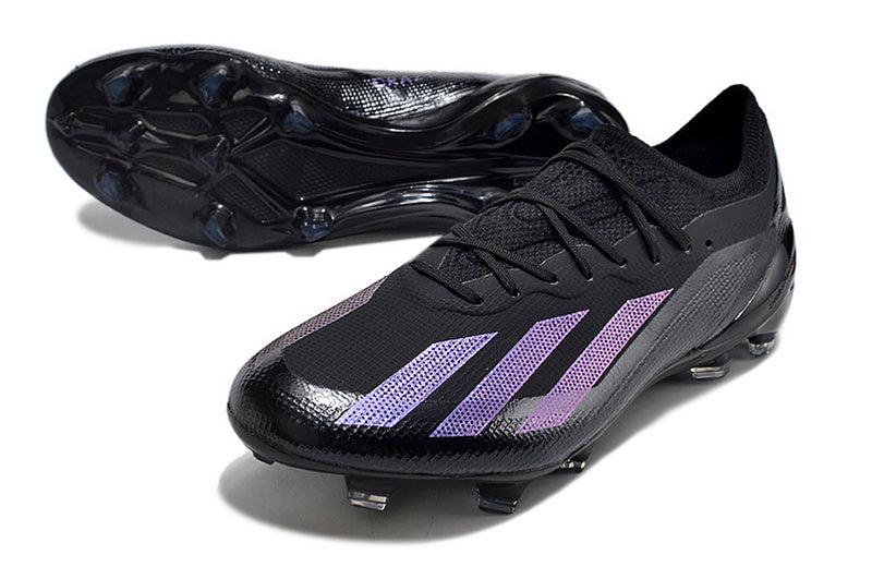 CHUTEIRA ADIDAS X CRAZYFAST.1 CAMPO - PRETA E ROXA