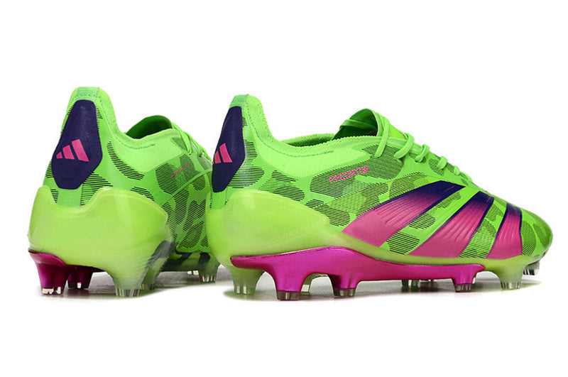 ADIDAS PREDATOR 24 ELITE CAMPO - VERDE E ROSA